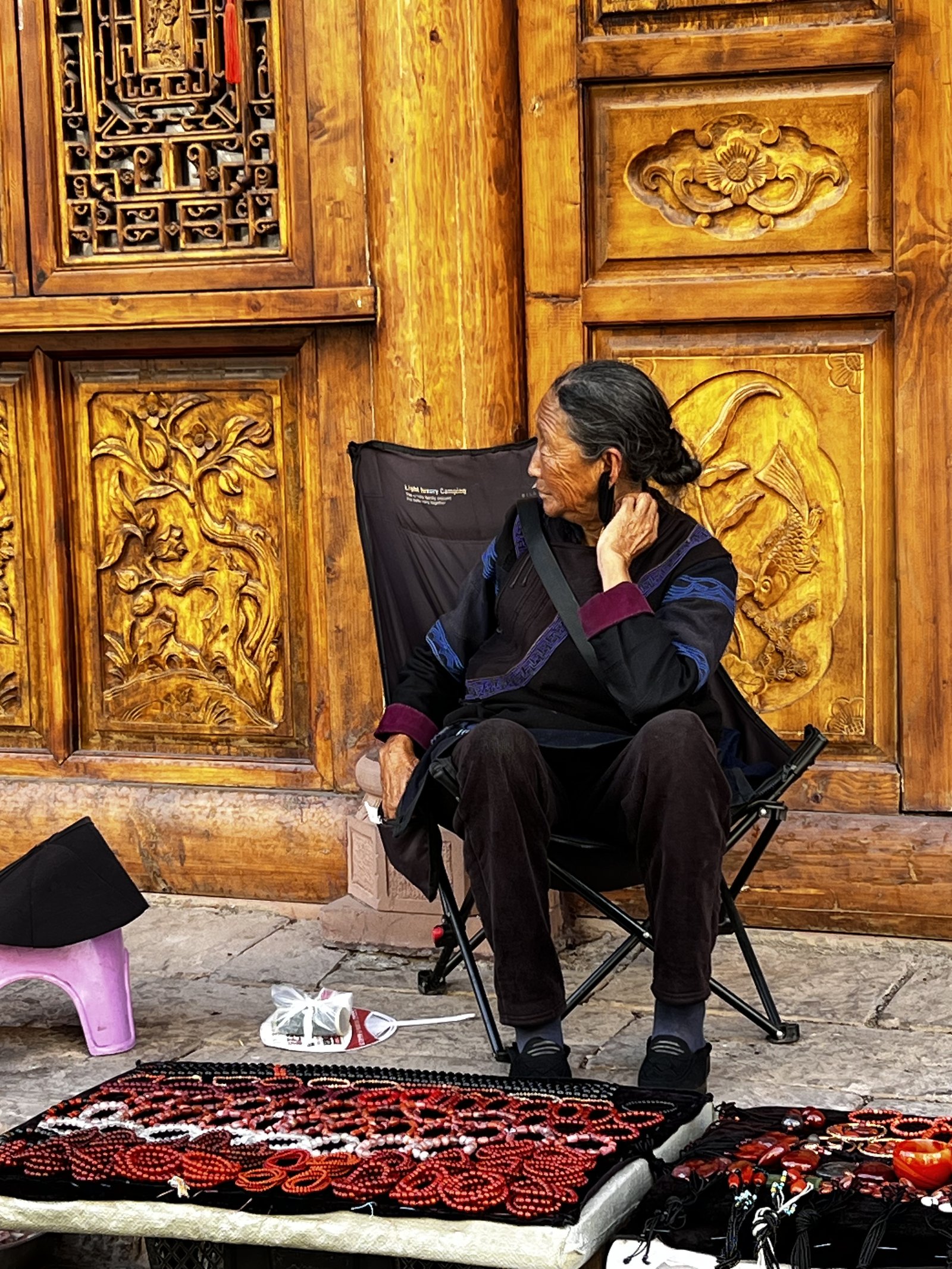Old town, old lady